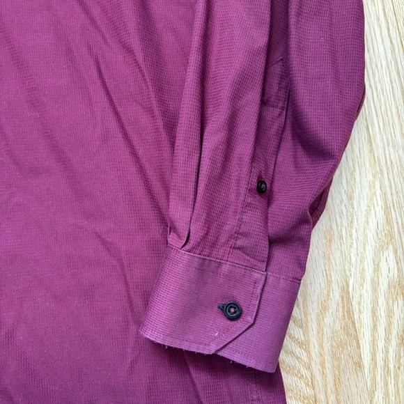 Daniel Hechter Paris | Modern Fit Non Iron Button Up Long  Sleeve Shirt - Picture 4 of 7